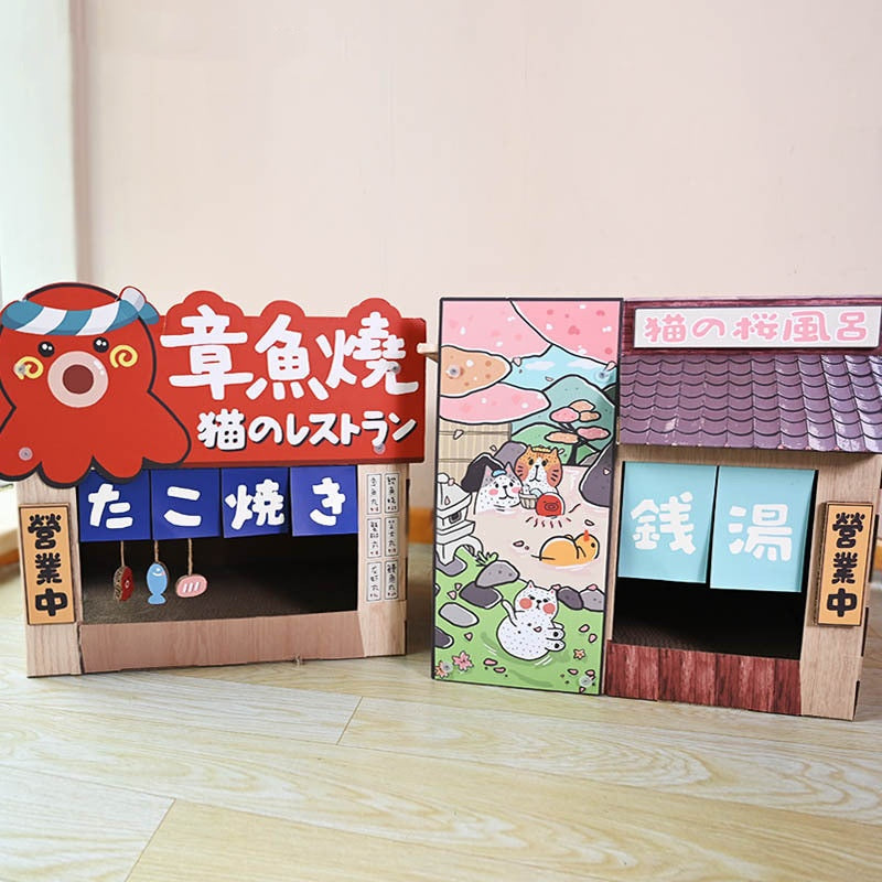 MissPet Takoyaki & Onsen Cat Scratcher Houses Pets Possessions LLC