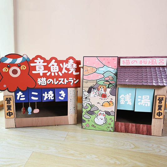 MissPet Takoyaki & Onsen Cat Scratcher Houses Pets Possessions LLC