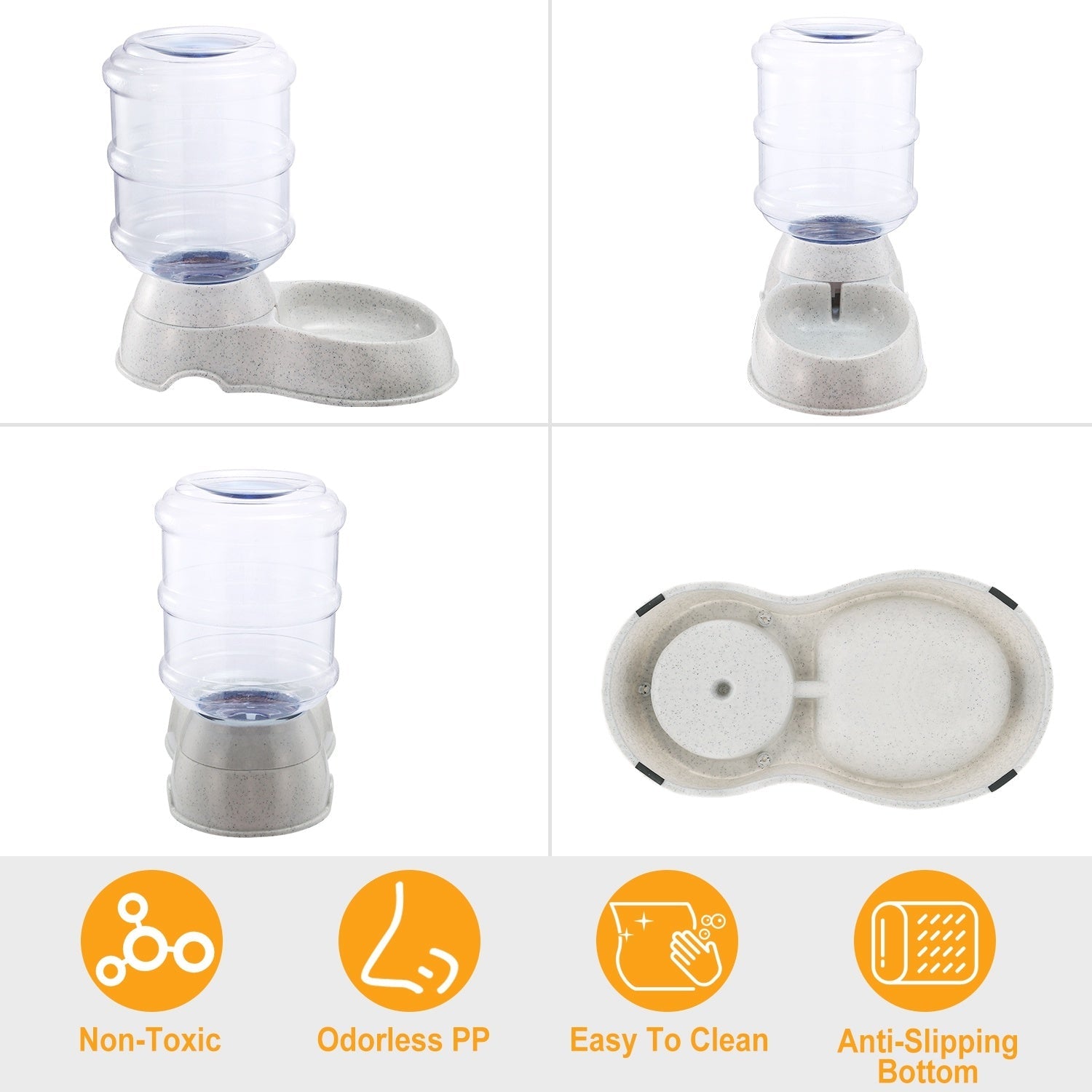 1Gal Pet Water Dispenser for Cats & Dogs Pets Possessions
