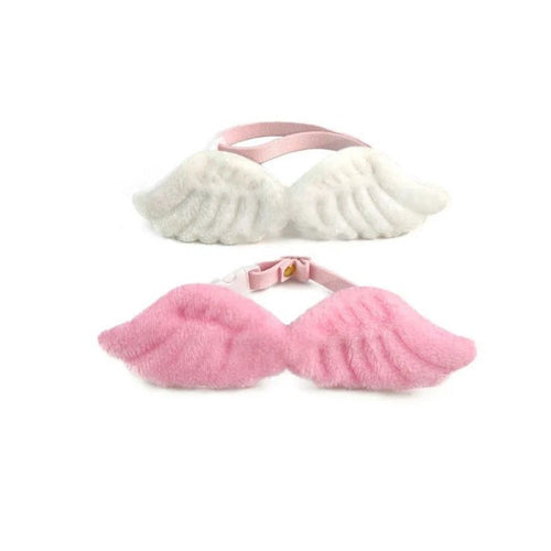 New Cat Specific Pet White Collar Angel Wing Accessories Outdoor Dog Neck Rings Butterfly Tie Supplies Pet Decoration Supplies Pets Possessions LLC