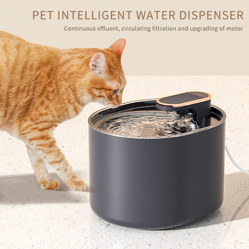 Luxury Ultra-Silent Automatic Pet Water Fountain – USB Rechargeable Water Dispenser for Cats & Dogs Pets Possessions LLC