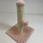 Pink Cat Climbing Frame and Scratching Post with Toy for Cat Stimulation Pets Possessions