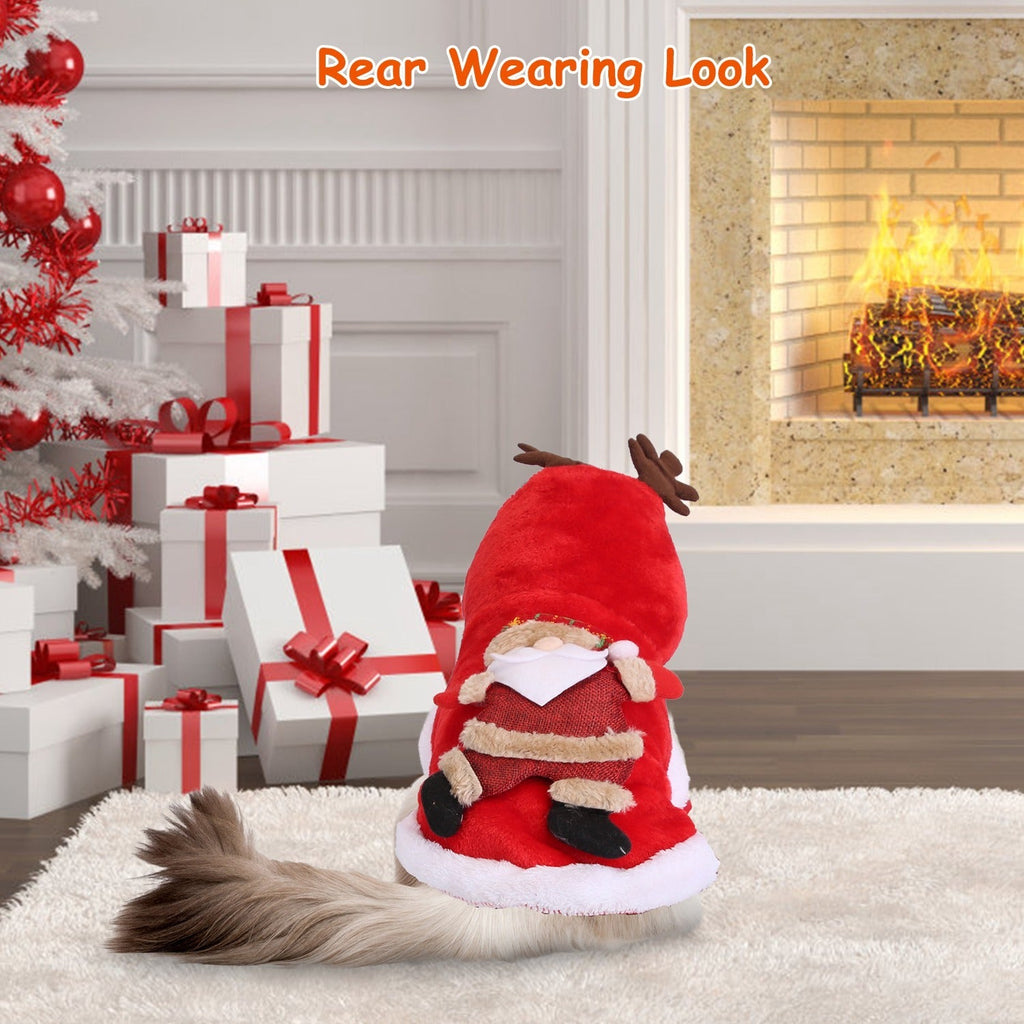 Christmas Themed Santa Claus Reindeer Antlers Costume for Dogs & Cats Pets Possessions