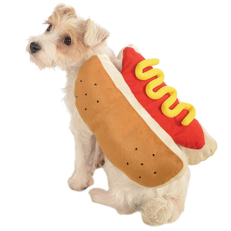Funny Halloween Hotdog Costume for Cats & Dogs Pets Possessions