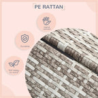 Luxury Rattan In / Outdoor Pet Tent with Sofa for Dogs Pets Possessions