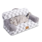 Jacquard Luxury Checkerboard Pattern Bed for Cats & Dogs Pets Possessions