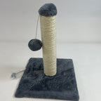 Cool Navy Blue Cat Climbing Frame & Scratching Post with Swing Toy for Cat Stimulation Pets Possessions