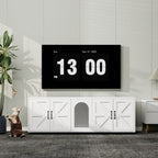 Modern Wooden Horizontal Enclosed Cat Housing & Litter Furniture Pets Possessions