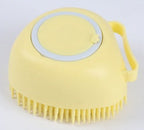 Silicone Soap Dispenser Bath Brush for Cats & Dogs Pets Possessions LLC