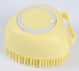 Silicone Soap Dispenser Bath Brush for Cats & Dogs Pets Possessions LLC
