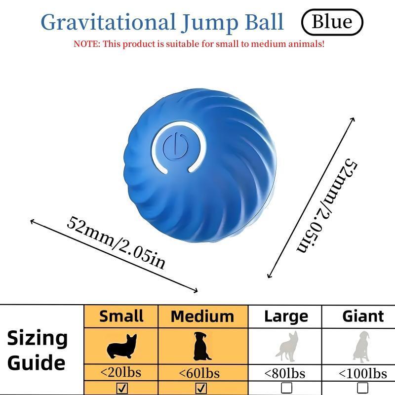 Pet Bouncing Ball Great for Exercising, Training and Pet Stimulation for Cats & Dogs