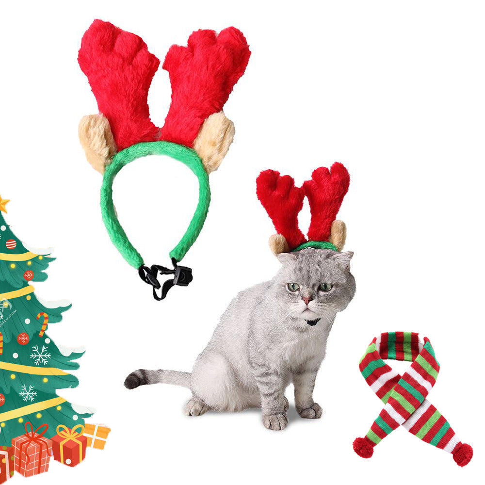 Christmas headgear and scarfs for Cats & Dogs Pets Possessions