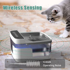 Translucent Water Dispenser with Bright UV Light for Cats & Dogs Pets Possessions