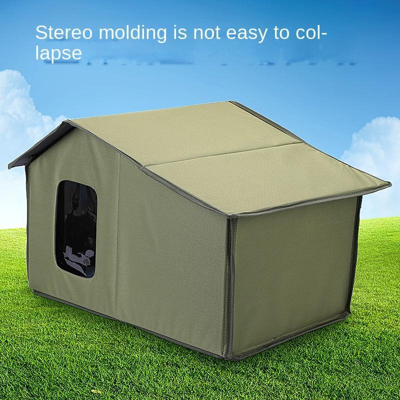 Outdoor Waterproof Pet House for Dogs & Cats Pets Possessions