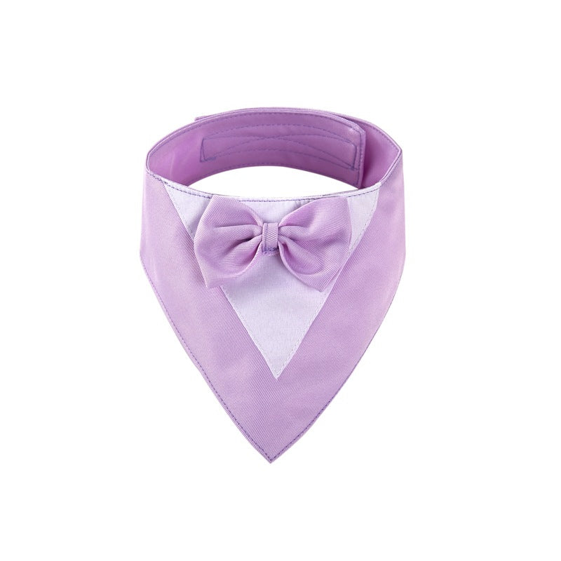 Special Occasions Fancy Triangular Collar Vests with Bow Tie for Cats & Dogs Pets Possessions LLC
