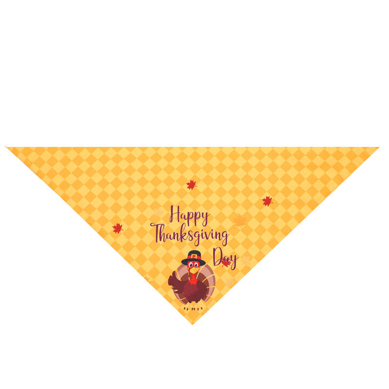 Autumn Harvest Thanksgiving Pet Scarves for Cats & Dogs Pets Possessions LLC