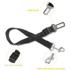 2Pcs Adjustable Seat Belt Leash with Harness for Cats & Dogs Pets Possessions
