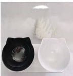 Diagonal Elevated Feeding Bowl Designed to Protect Cervical Vertebra for Cats Pets Possessions