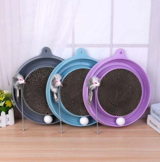 Multi-functional Scratching Entertainment Board for Cat Stimulation