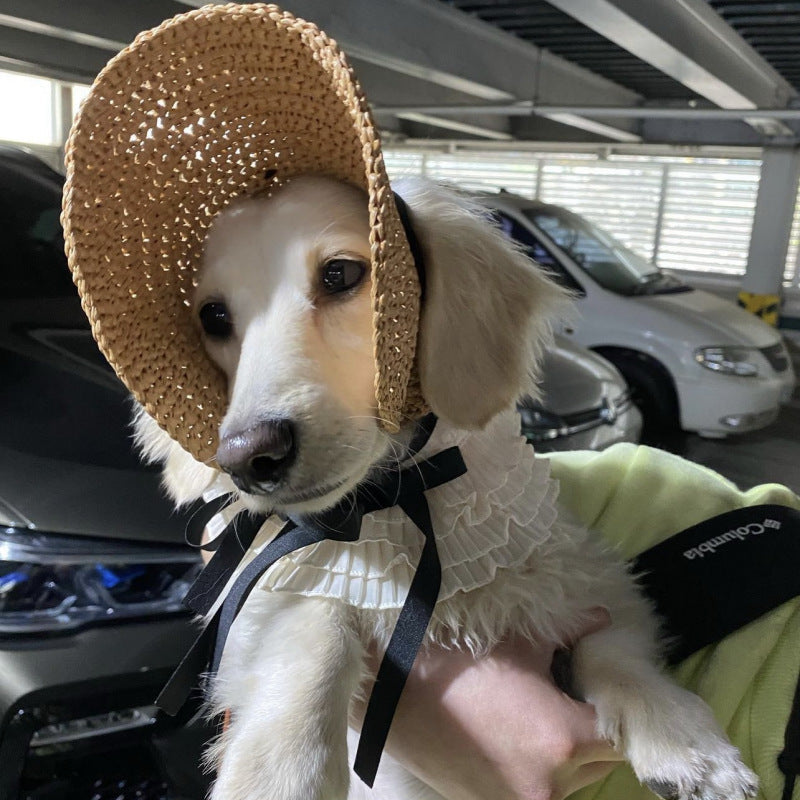 Vintage Classy Coffee Crochet Hat for Cats and Small Dogs Pets Possessions LLC