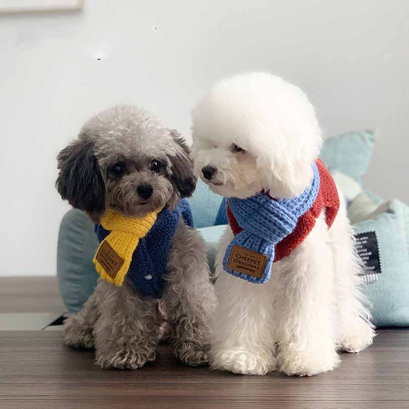 Deluxe Cozy Scarves for Cats & Dogs Pets Possessions LLC