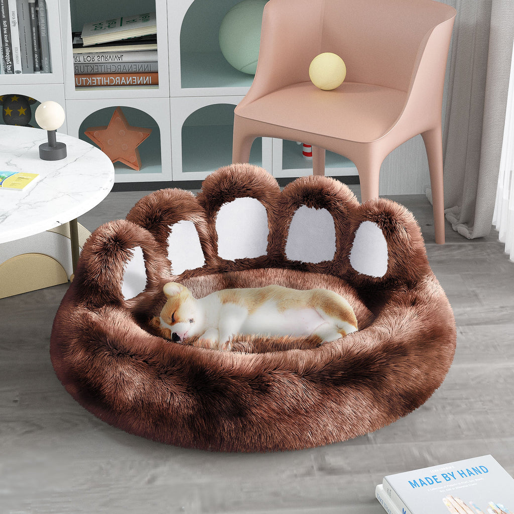 Comfy Paw Shaped Bed for Cats & Dogs Pets Possessions