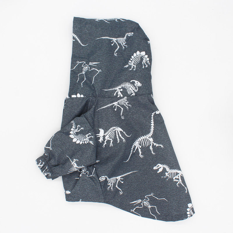 Fashionable Cat & Dog Trench Coat – Fun Leopard & Dinosaur Patterns Pets Possessions LLC