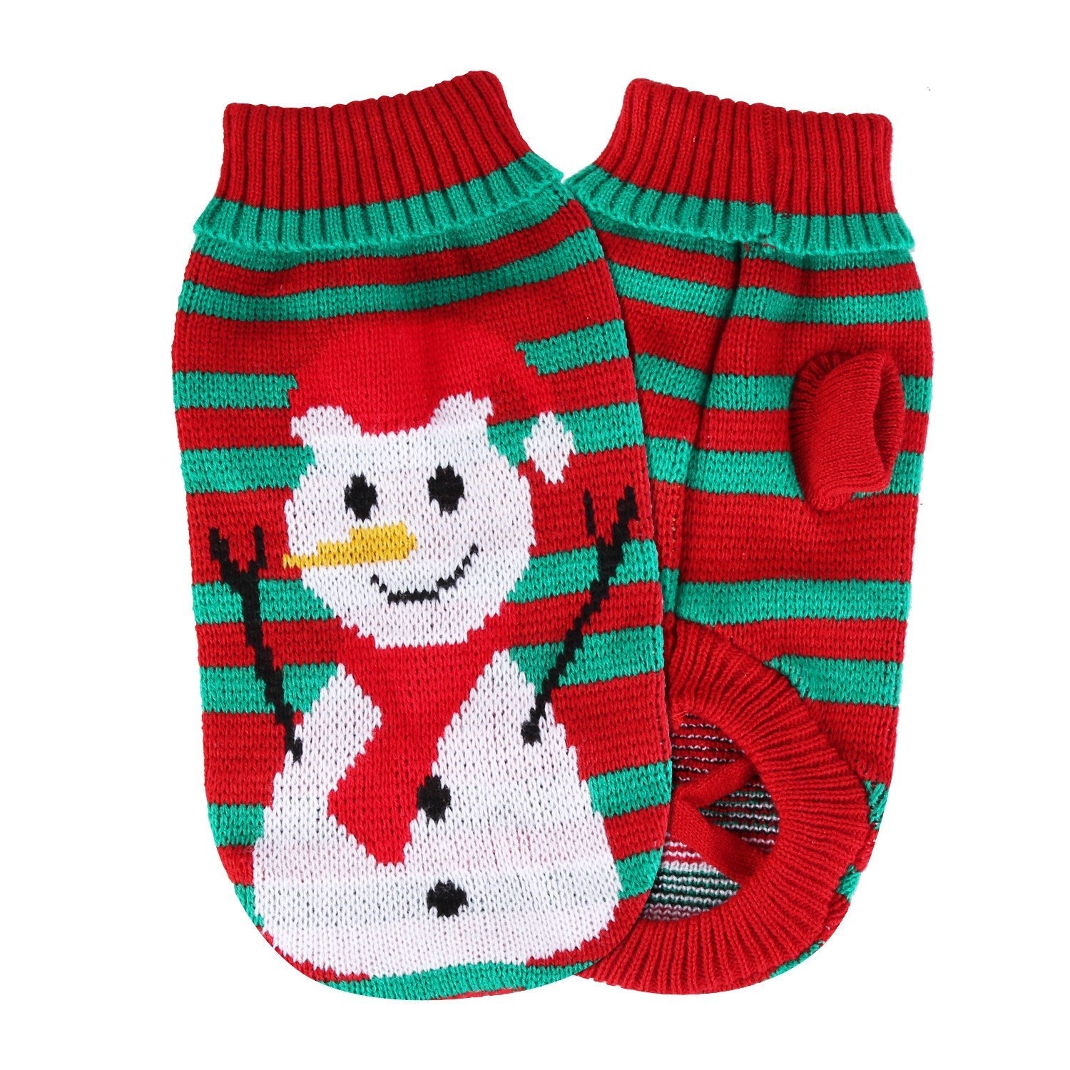 Festive Christmas Turtleneck Sweater for Dogs & Cats Pets Possessions