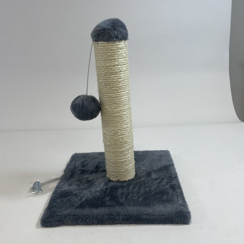 Cool Navy Blue Cat Climbing Frame & Scratching Post with Swing Toy for Cat Stimulation Pets Possessions