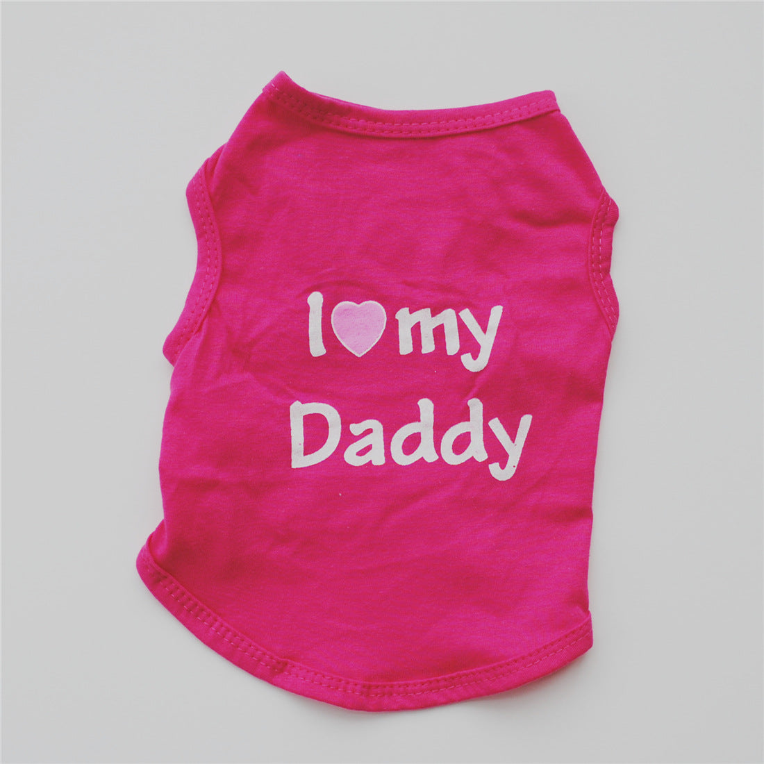 Pet Parent Favs,I Love my Daddy, Love Mommy Shirt for Cats & Dogs