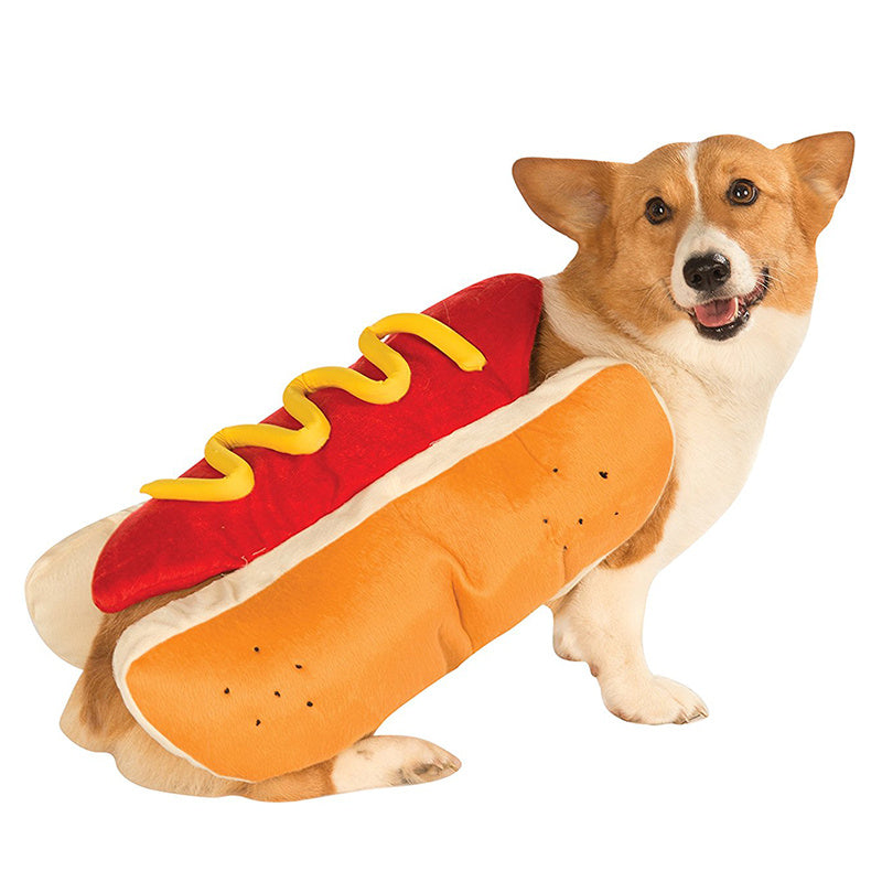 Funny Halloween Hotdog Costume for Cats & Dogs Pets Possessions