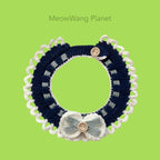 Beautiful Knitted Pet Collar for Cats & Small Dogs Pets Possessions