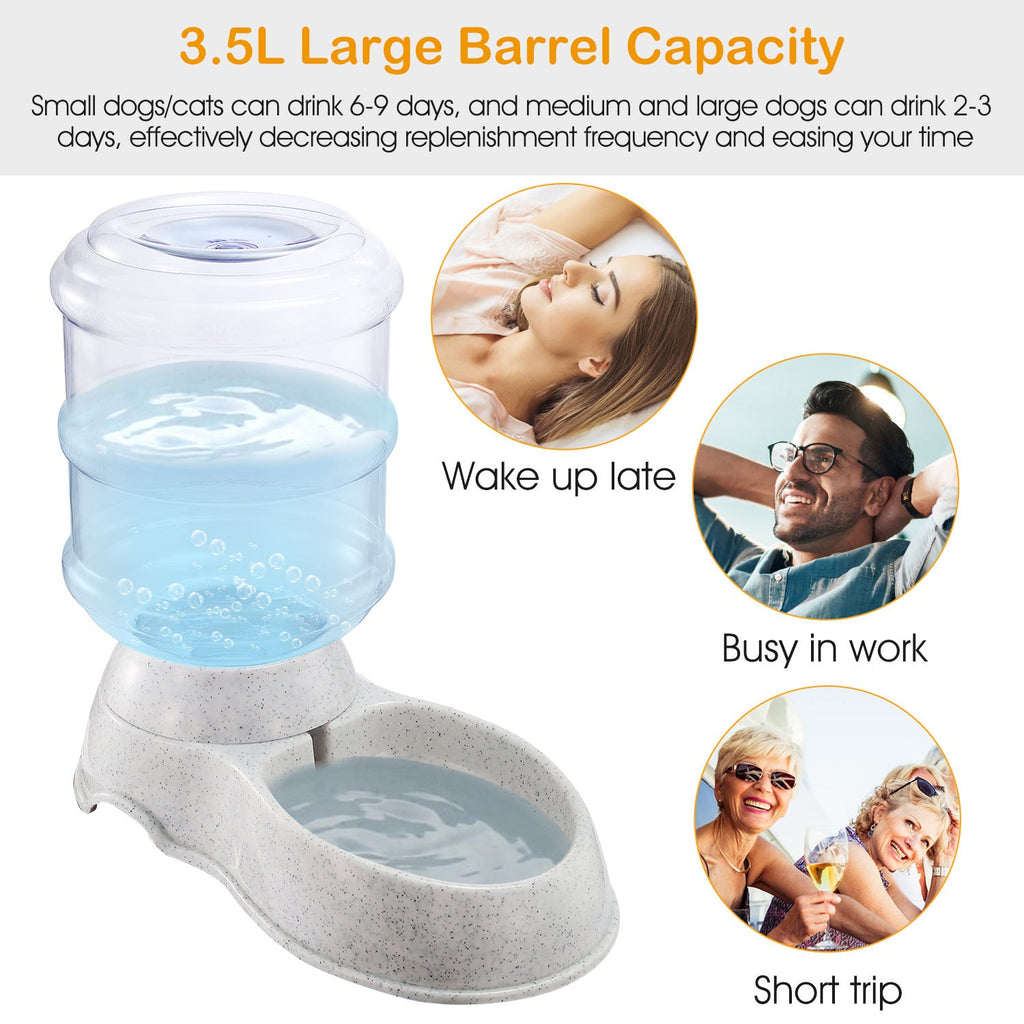 1Gal Pet Water Dispenser for Cats & Dogs Pets Possessions