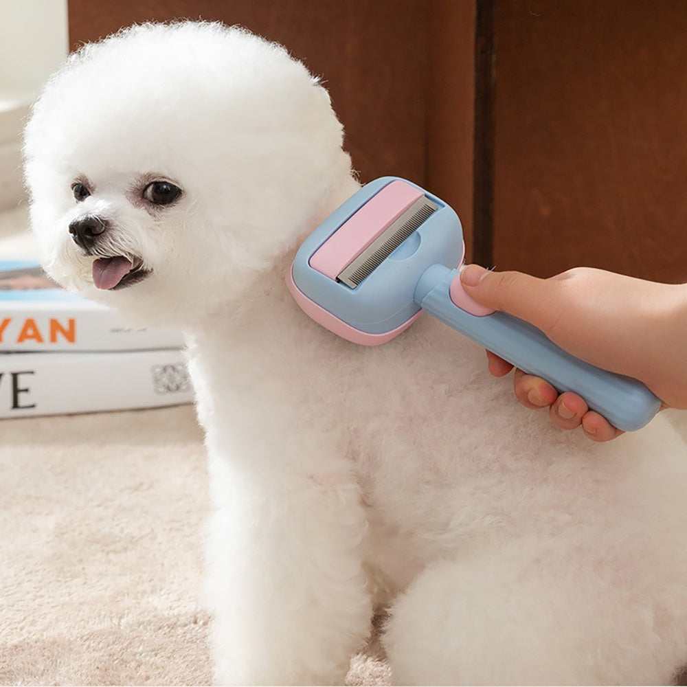 Hair Grooming Brush to Reduce Shedding & Matting for Cats & Dogs Pets Possessions