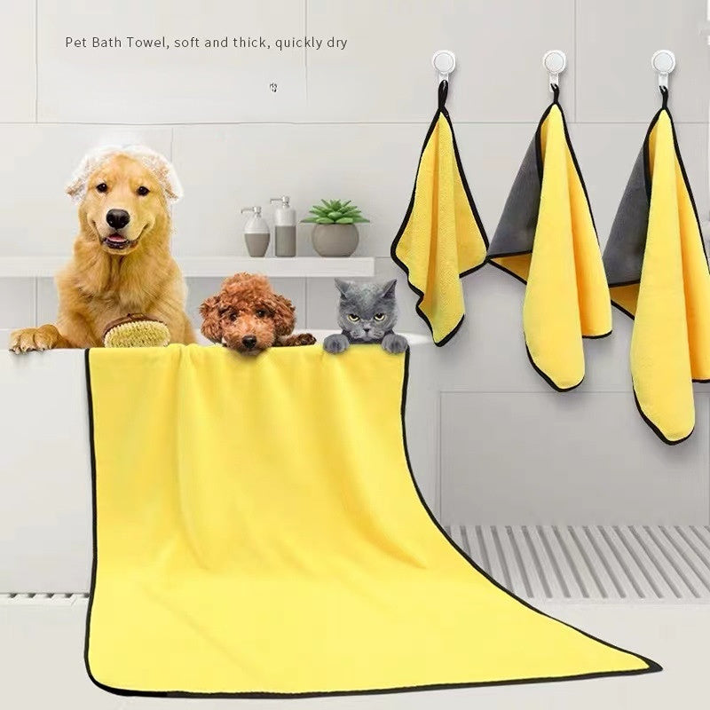 Quick-drying, Super Absorbent Bath Towels for Cats & Dogs (Soft Fiber) Pets Possessions