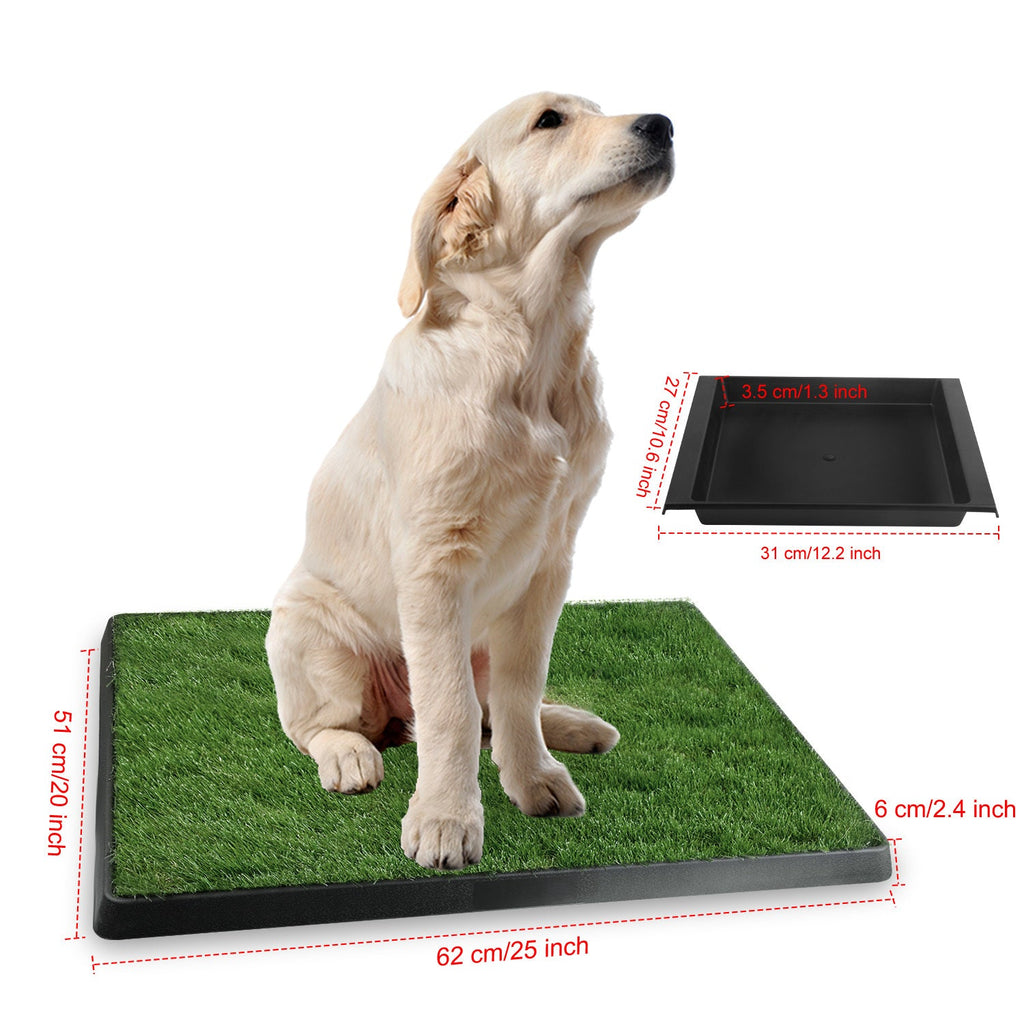 1Pc Potty Training Artificial Grass Pad for Dogs. (Easy Cleaning) Pets Possessions