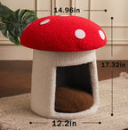 Creative Umbrella Mushroom Cove for Cats & Dogs Pets Possessions