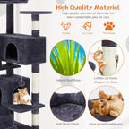 Multi Functional Cat Tower with Scratching Posts Pets Possessions
