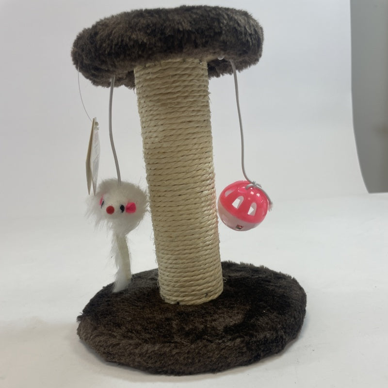 Cat Climbing Frame with seat and Scratching Post with Double Toys Pets Possessions