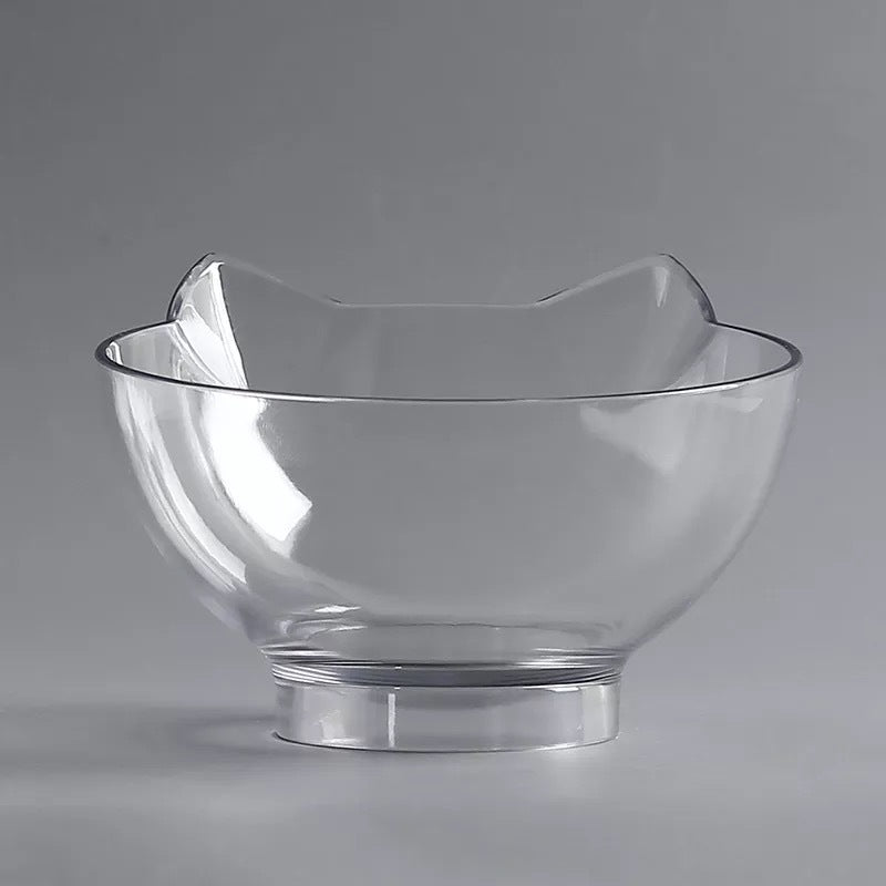 Diagonal Elevated Feeding Bowl Designed to Protect Cervical Vertebra for Cats Pets Possessions
