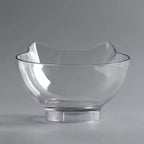 Diagonal Elevated Feeding Bowl Designed to Protect Cervical Vertebra for Cats Pets Possessions