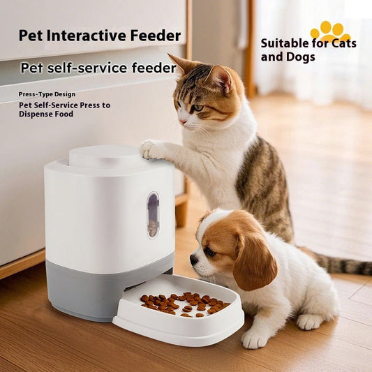 Automatic Pet Feeder Educational Press Feeding Toys Pets Possessions LLC