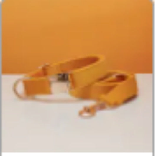 Multiple Color Velvet Customizable Dog Collar +Leash Set with Bow Pets Possessions