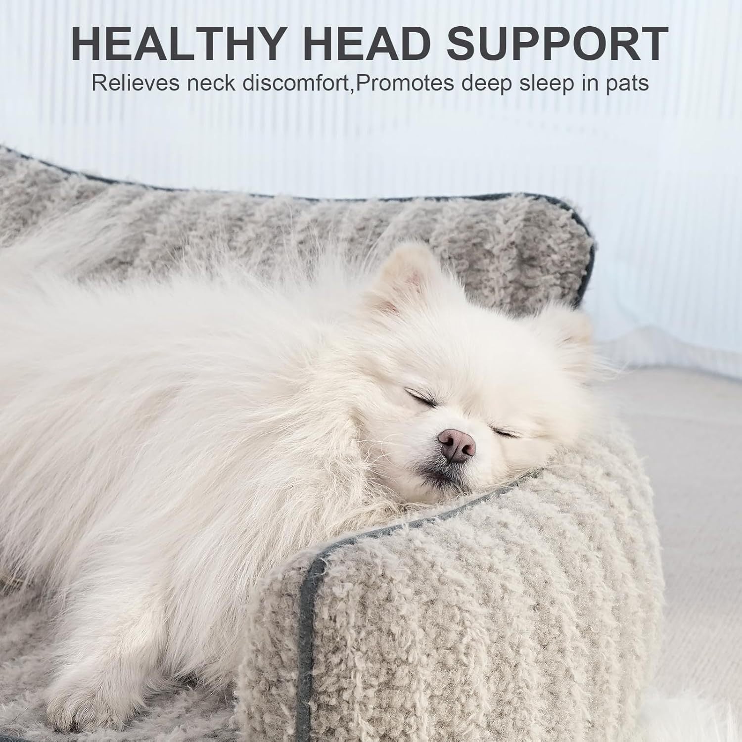 MEWOOFUN Orthopedic Sofa Bed with Removable Cover for Small Dogs & Cats Pets Possessions