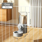 Automatic Water + Food Dispensers for Cats & Dogs (Attachable to Kennel) Pets Possessions