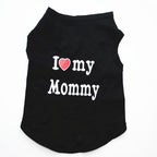 Pet Parent Favs,I Love my Daddy, Love Mommy Shirt for Cats & Dogs