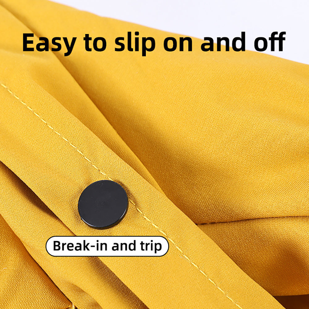 Reflective, Waterproof Raincoat with Leash Hole for Dogs Pets Possessions