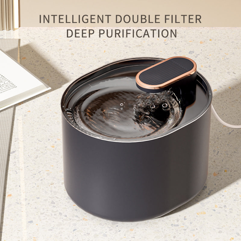 Luxury Ultra-Silent Automatic Pet Water Fountain – USB Rechargeable Water Dispenser for Cats & Dogs Pets Possessions LLC