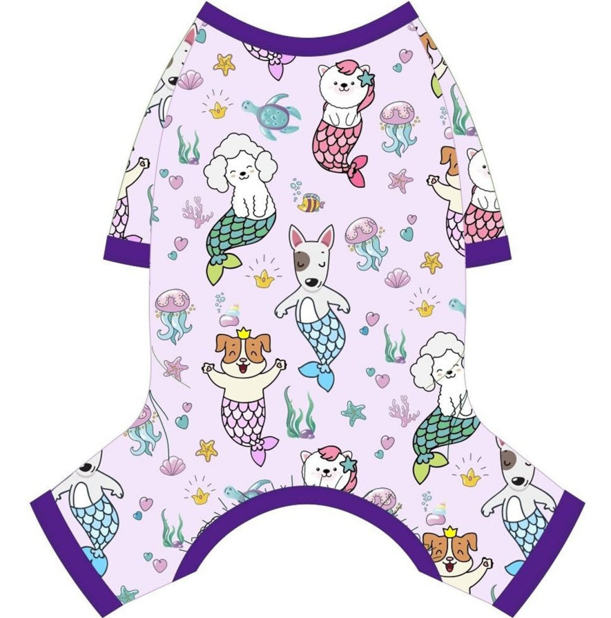 Cutesy Mermaid Pajamas for Dogs Suitable for Boys & Girls Pets Possessions