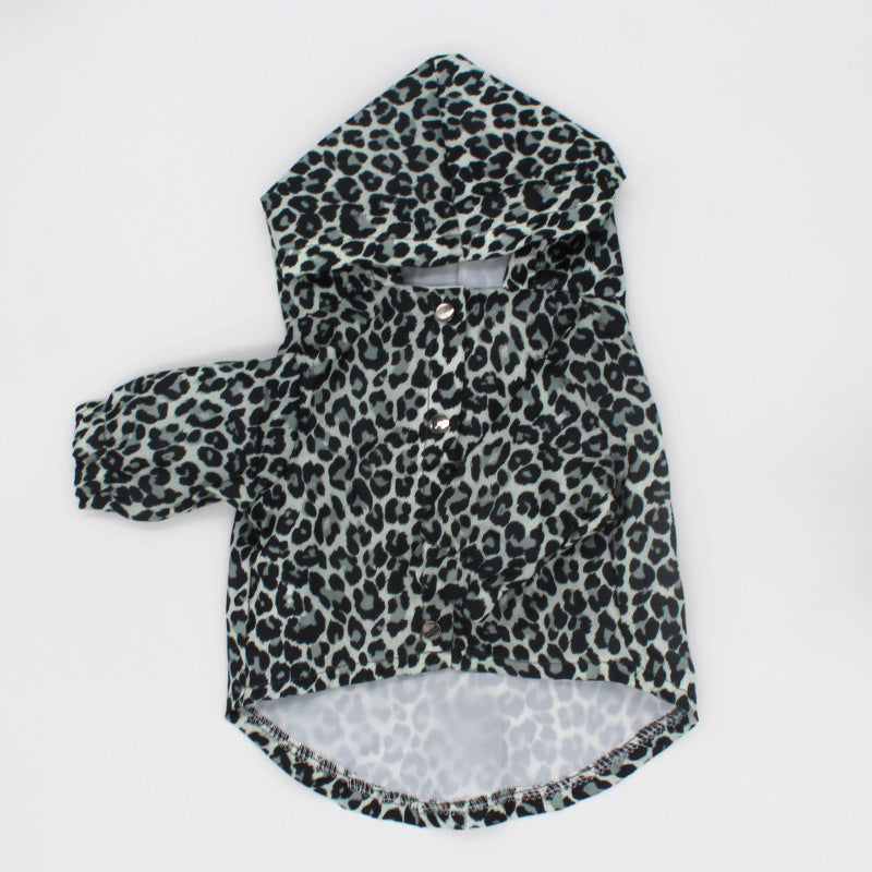 Fashionable Cat & Dog Trench Coat – Fun Leopard & Dinosaur Patterns Pets Possessions LLC